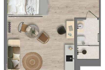 Wohnen auf Zeit in Aachen 1.310 € 1 zimmer