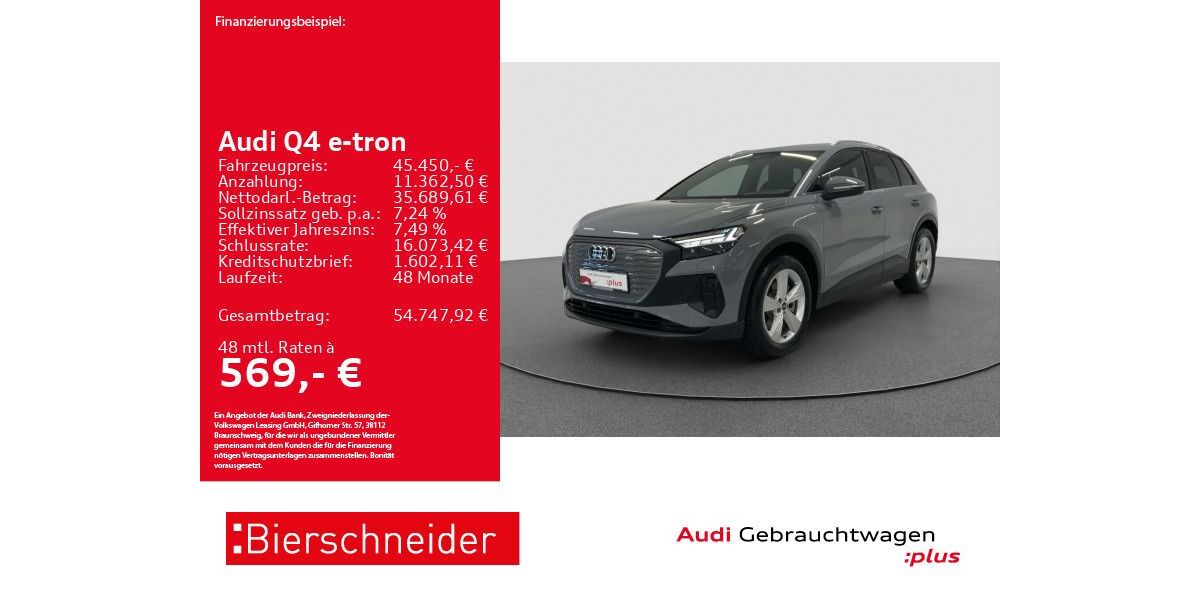Audi Q4 e-tron 6.517 km 45.450 &euro; Aalen 73431
