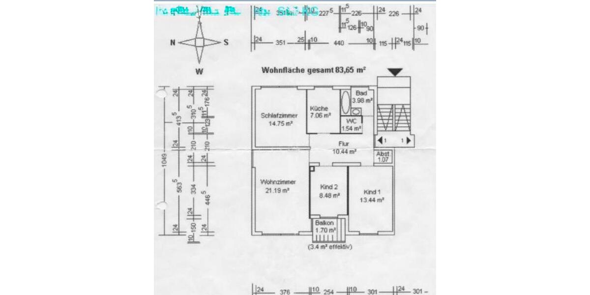 Dachgeschoßwohnung Regensburg Das Dörnberg - 4 Zimmer, 84 m&sup2;, 315.000&euro; | Angebot:27118526