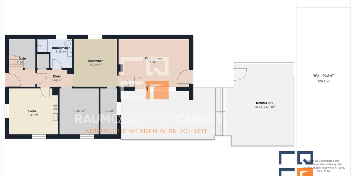 Behinderten und Rollstuhlgerechtes Mehrfamilienhaus mit Aufzug, Sonnenterrasse und großen Garten 9 zimmer