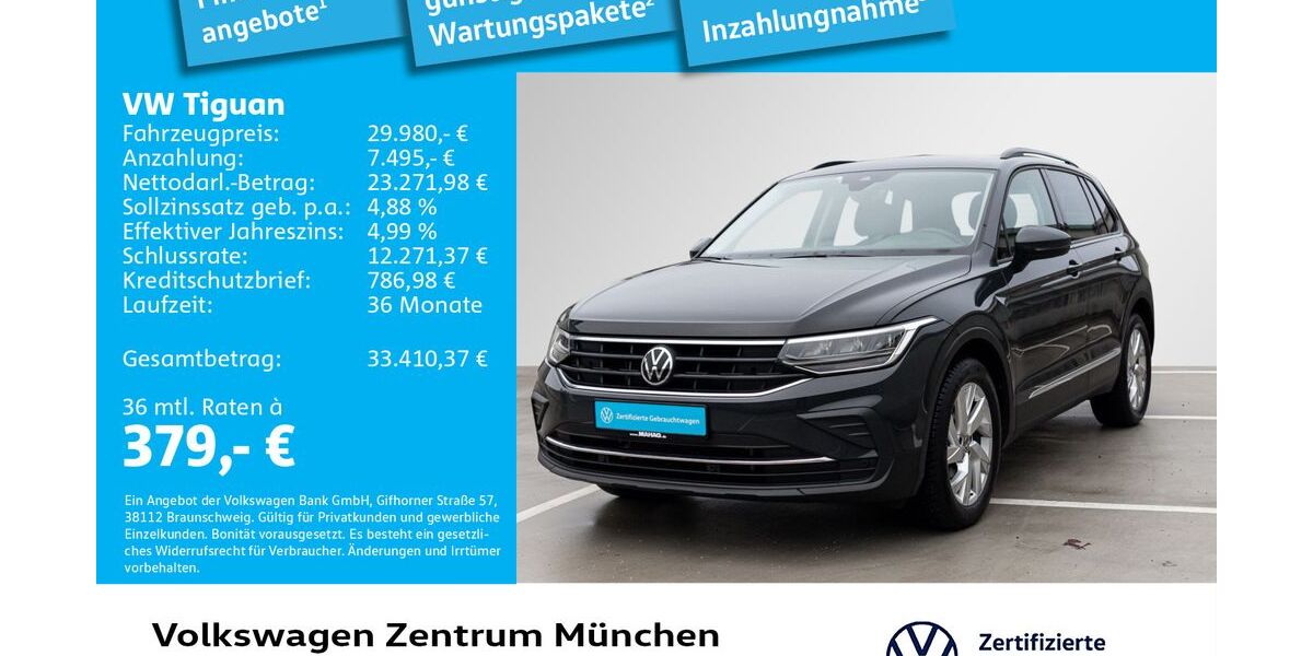 VW Tiguan 23.687 km 29.481 &euro; München 80687