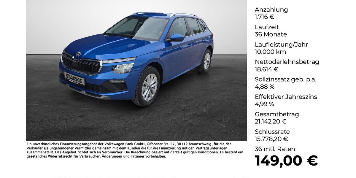Skoda Kamiq 9.150 km 20.330 &euro; Wallenhorst 49134