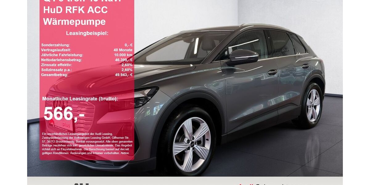 Audi Q4 e-tron 18.520 km 46.399 &euro; Osterode 37520