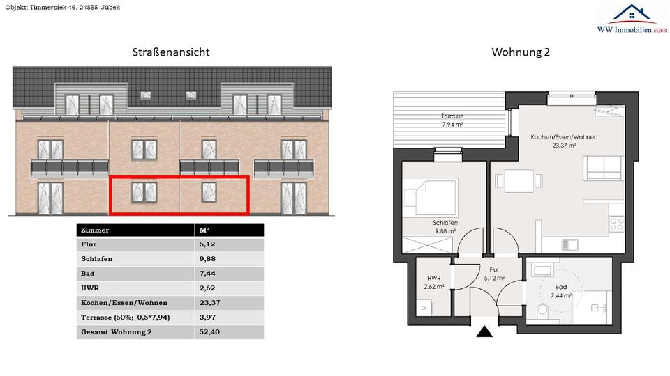 Etagenwohnung Jübek - 13&euro; | Angebot:26412593