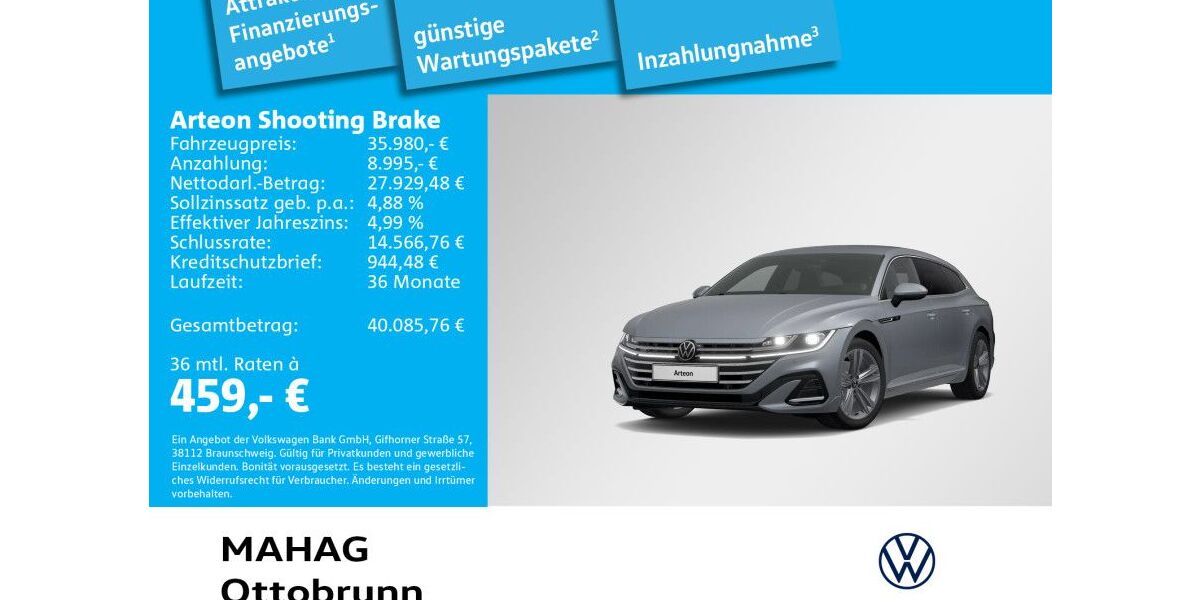 VW Arteon 27.634 km 35.980 &euro; Ottobrunn 85521