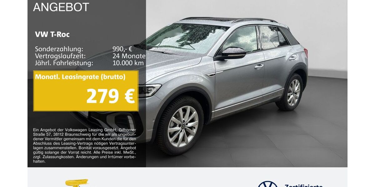 VW T-Roc 5.920 km 37.330 &euro; Plettenberg 58840