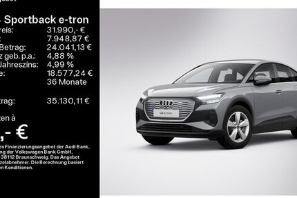 Audi Q4 e-tron 35.926 km 31.990 € Hofheim 65719