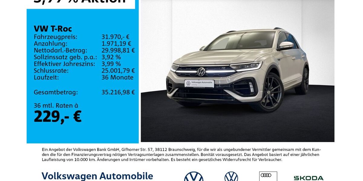 VW T-Roc 25.929 km 31.570 &euro; Leipzig 04277