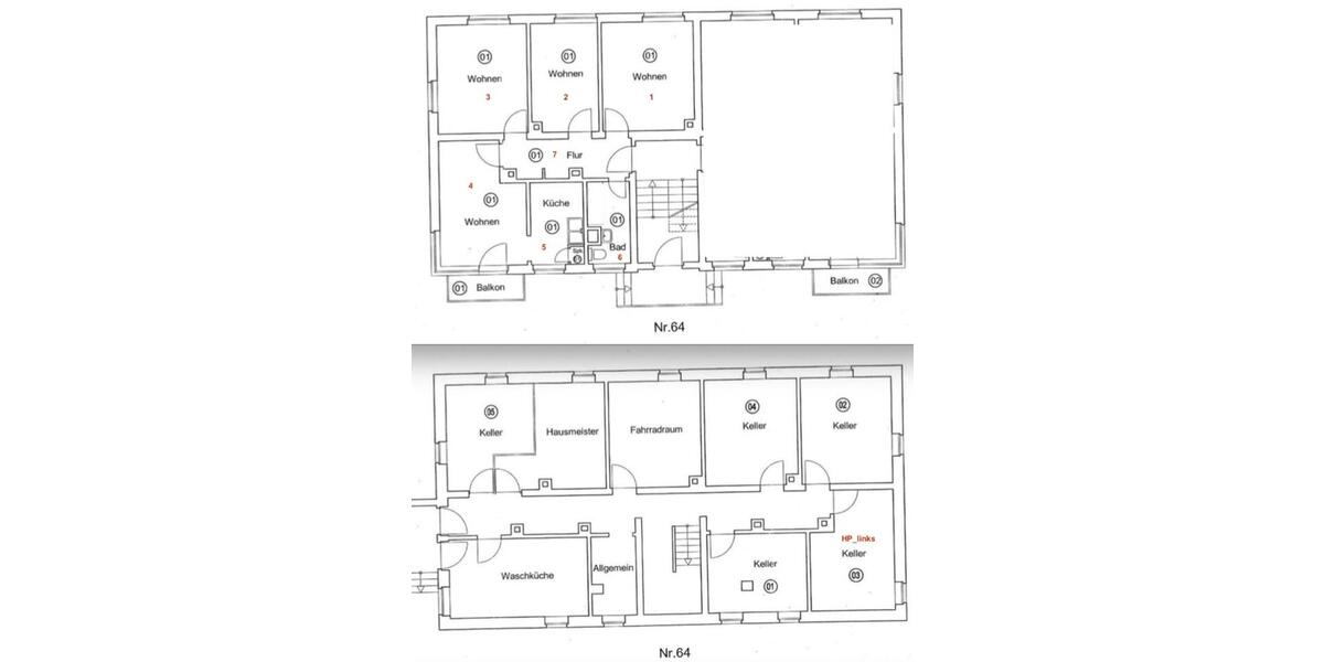 Hochparterre Koblenz Karthause - 4 Zimmer, 75 m&sup2;, 225.000&euro; | Angebot:26247580