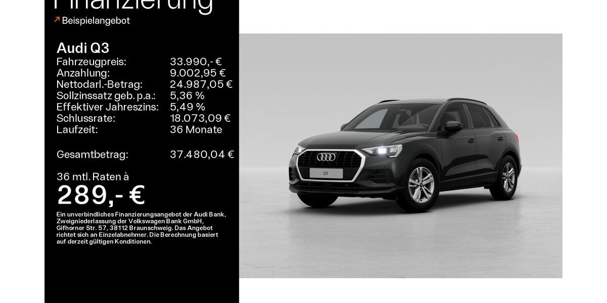 Audi Q3 33.589 km 33.990 &euro; Bad Nauheim 61231