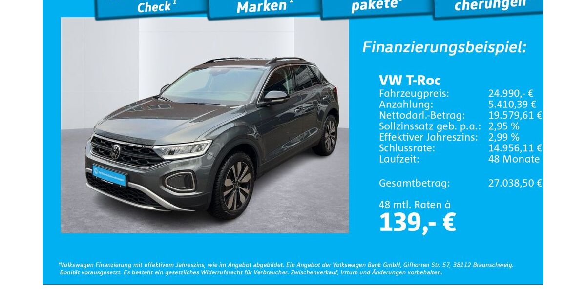 VW T-Roc 21.294 km 23.444 &euro; Hamburg 22303