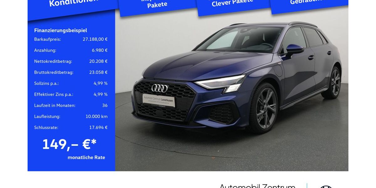 Audi A3 51.911 km 27.188 &euro; Leverkusen 51379