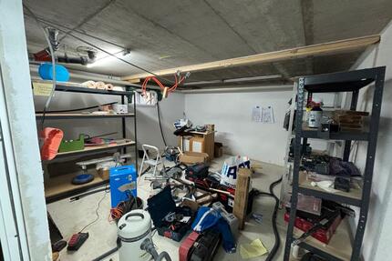 Kreativ nutzbar, 21 m² großer Hobbyraum im Keller