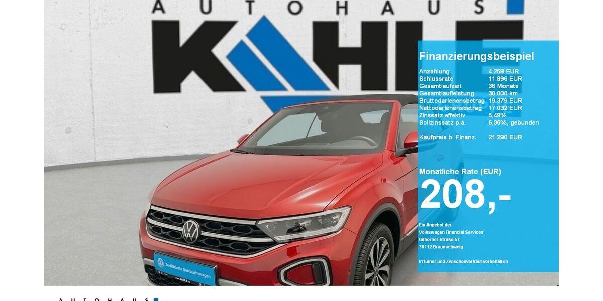 VW T-Roc 44.106 km 21.290 &euro; Wunstorf 31515