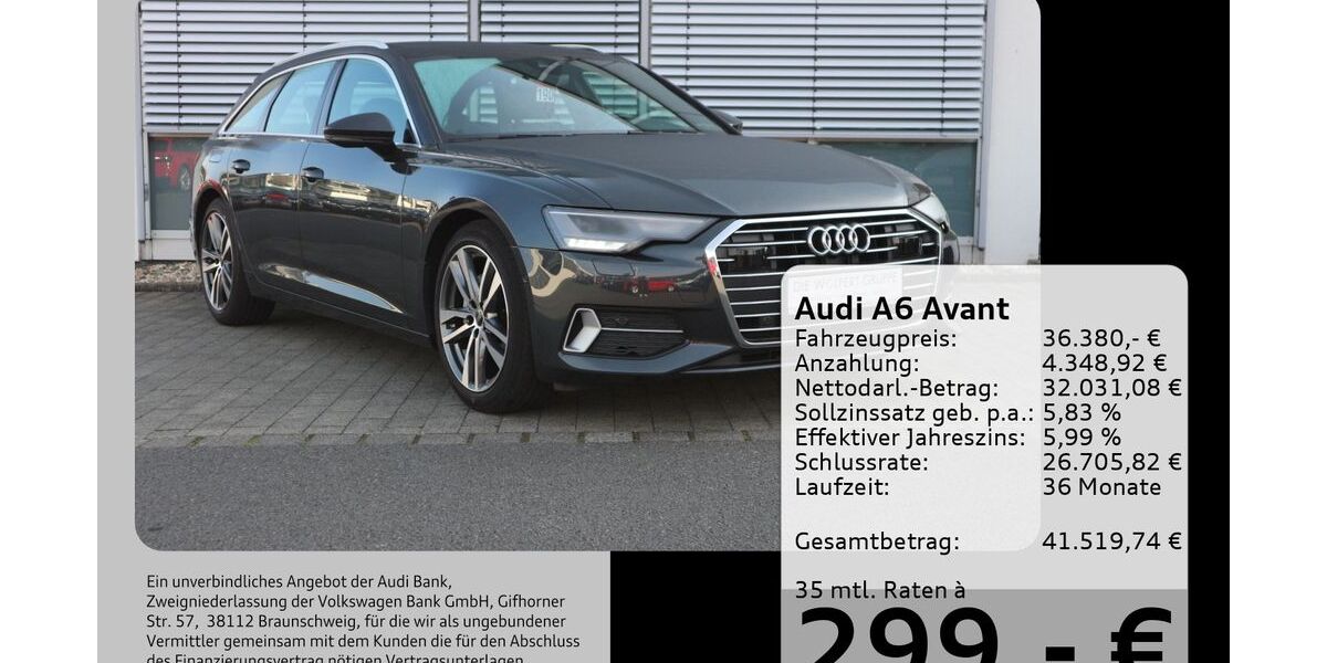 Audi A6 46.310 km 33.970 &euro; Buergstadt 63927