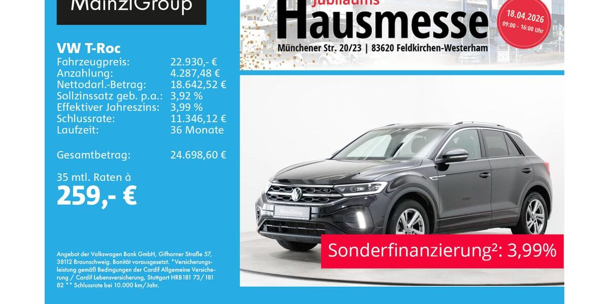 VW T-Roc 46.500 km 22.530 &euro; Feldkirchen/Westerham 83620