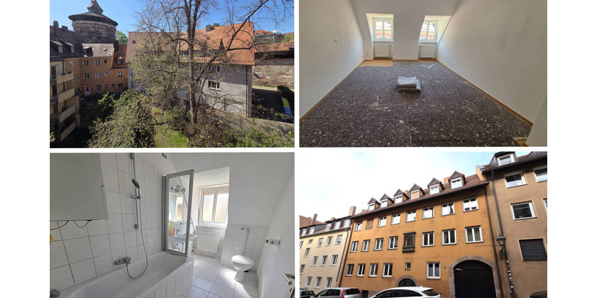 Etagenwohnung Nürnberg Sebald - 3 Zimmer, 58 m&sup2;, 700&euro; | Angebot:26362835