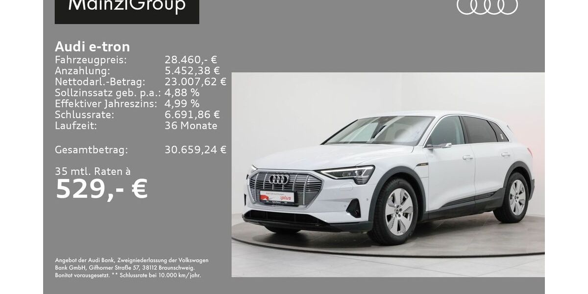 Audi e-tron 29.300 km 28.460 &euro; Feldkirchen/Westerham 83620