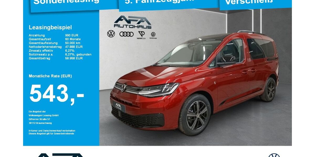 VW Caddy 5.000 km 47.885 &euro; Gera 07546