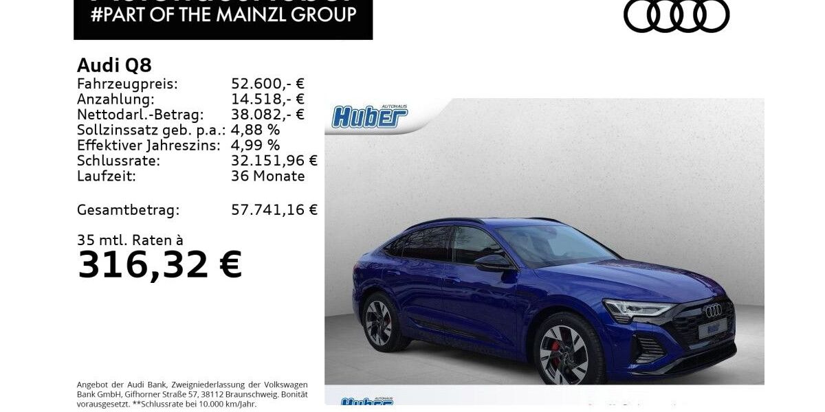 Audi Q8 45.000 km 52.600 &euro; Bad Reichenhall 83435