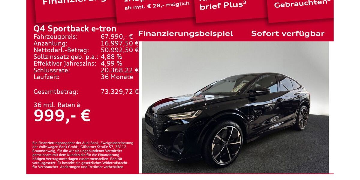 Audi Q4 e-tron 6.001 km 67.990 &euro; Berlin 12489