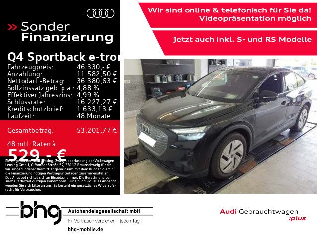Audi Q4 e-tron 30.249 km 46.330 &euro; Ettlingen 76275