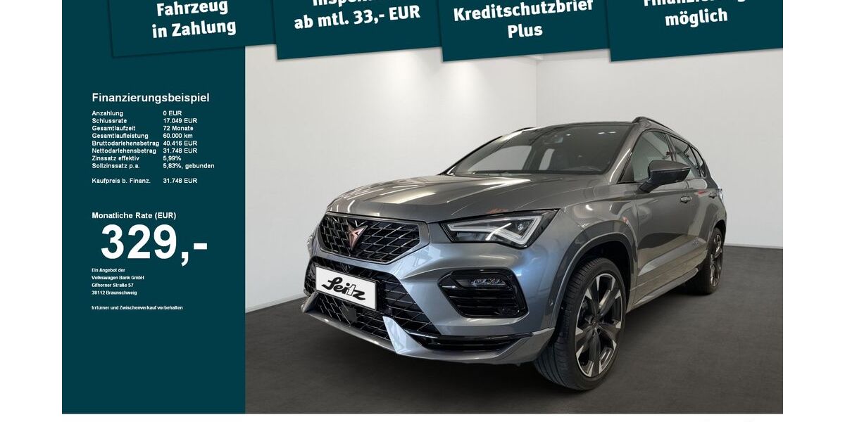 Cupra Ateca 25.455 km 31.748 &euro; Kaufbeuren 87600