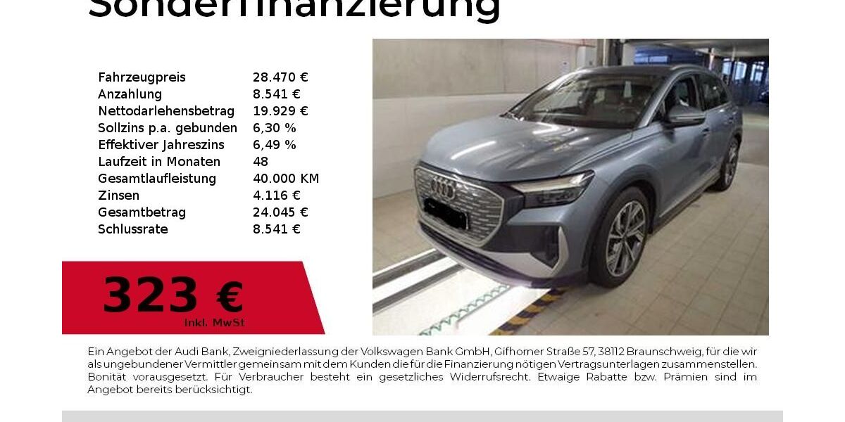 Audi Q4 e-tron 80.950 km 28.470 &euro; Nürnberg 90411