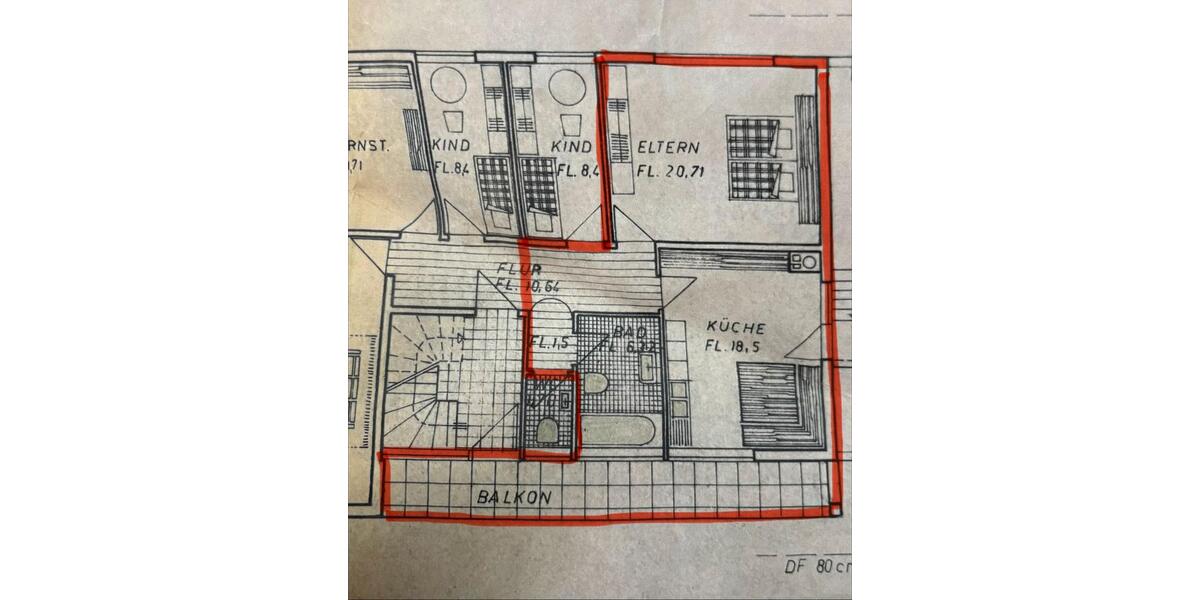 Etagenwohnung Appenweier - 2 Zimmer, 60 m&sup2;, 530&euro; | Angebot:26322360