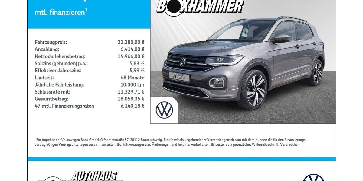 VW T-Cross 77.621 km 20.890 &euro; Bad Aibling 83043