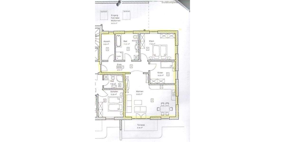 Terrassenwohnung Garching an der Alz Garching - 3 Zimmer, 95 m&sup2;, 995&euro; | Angebot:24028287