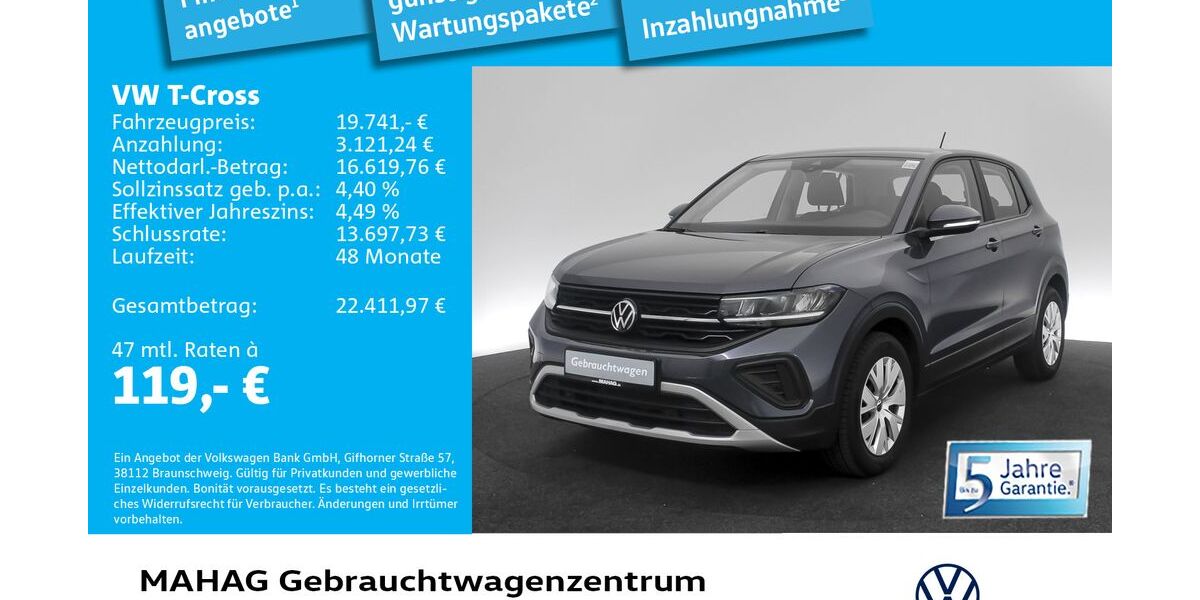 VW T-Cross 10.402 km 19.182 &euro; München 80935