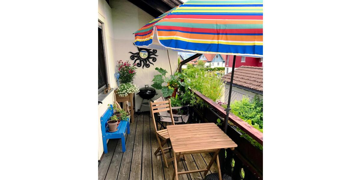 1 Zimmer, Küche, Bad, Balkon in Lindenberg 1 zimmer