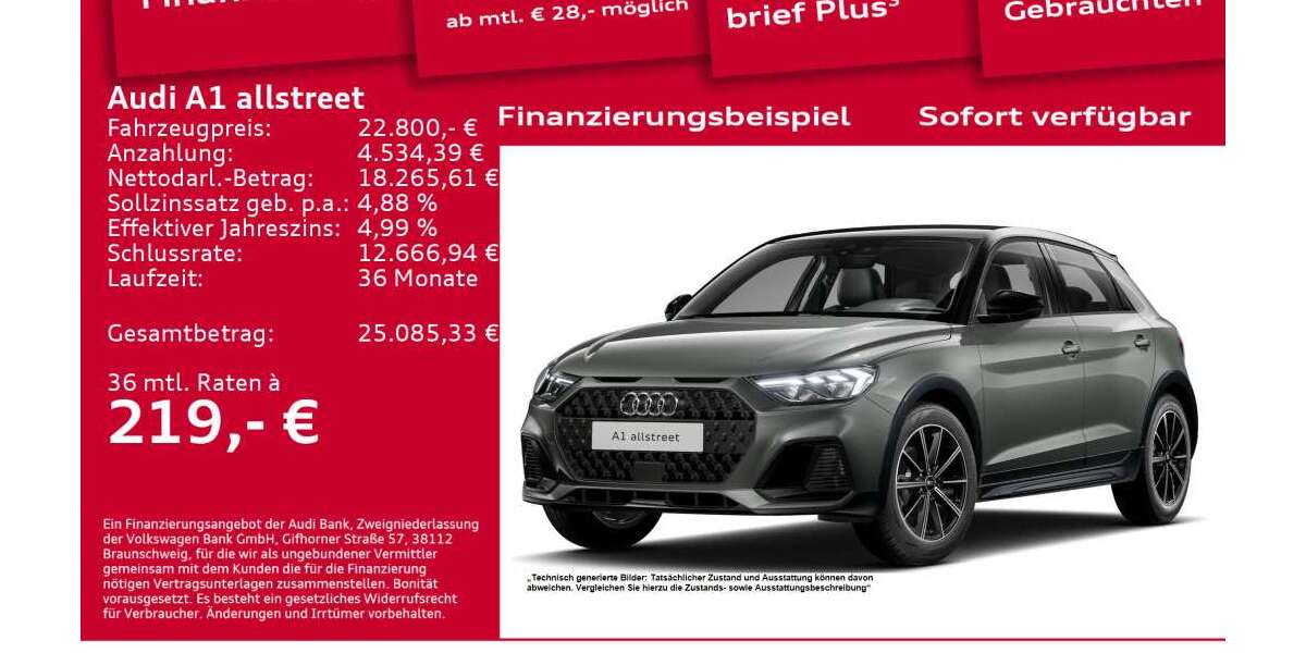 Audi A1 27.650 km 22.800 &euro; Berlin 12489