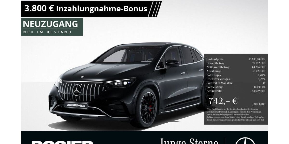 Mercedes-Benz EQE 4.915 km 84.587 &euro; Paderborn 33100