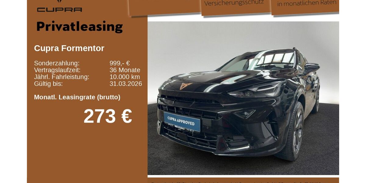 Cupra Formentor 15.580 km 33.330 &euro; Neu-Ulm 89231