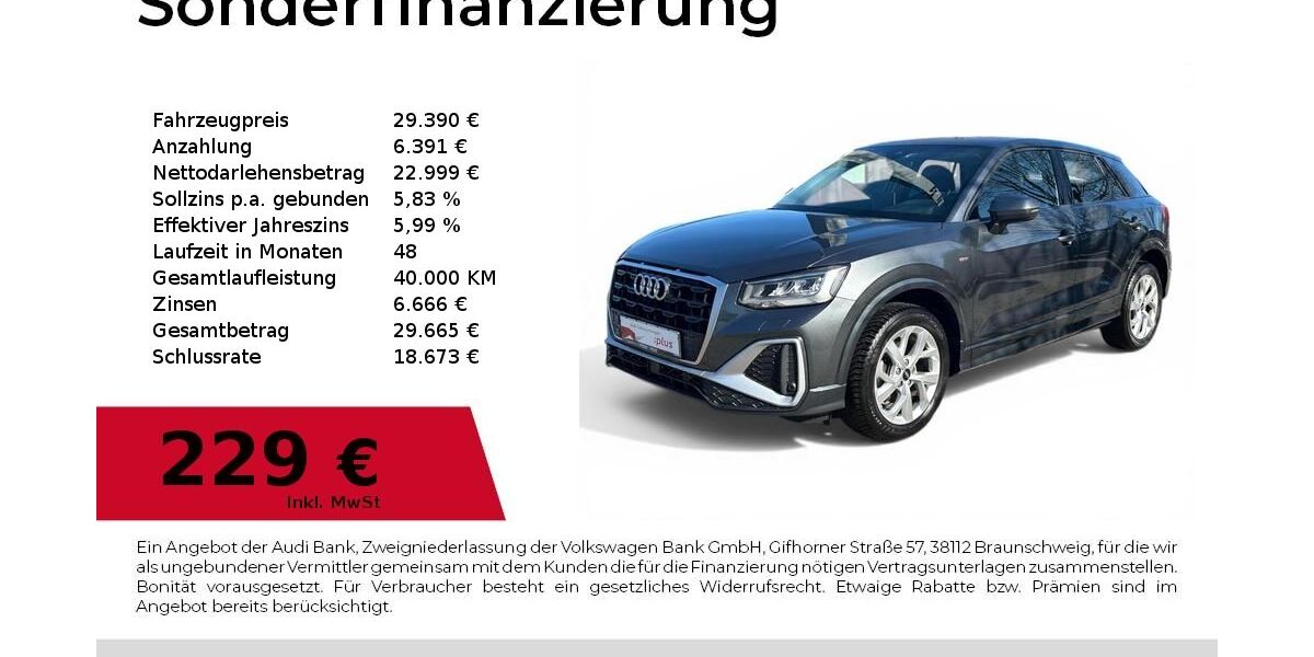 Audi Q2 19.413 km 28.970 &euro; Dessau-Roßlau 06844