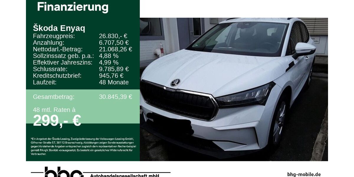 Skoda Enyaq 19.025 km 26.830 &euro; Balingen 72336
