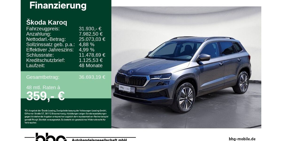 Skoda Karoq 15.156 km 31.460 &euro; Durmersheim 76448