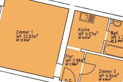 Wohnung Mittenwalde - 2 Zimmer, 43 m&sup2;, 516&euro; | Angebot:26398839
