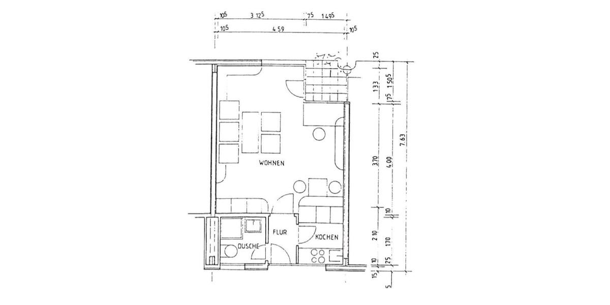 Etagenwohnung Konstanz Konstanz-Fürstenberg - 1 Zimmer, 31 m&sup2;, 175.000&euro; | Angebot:26283717