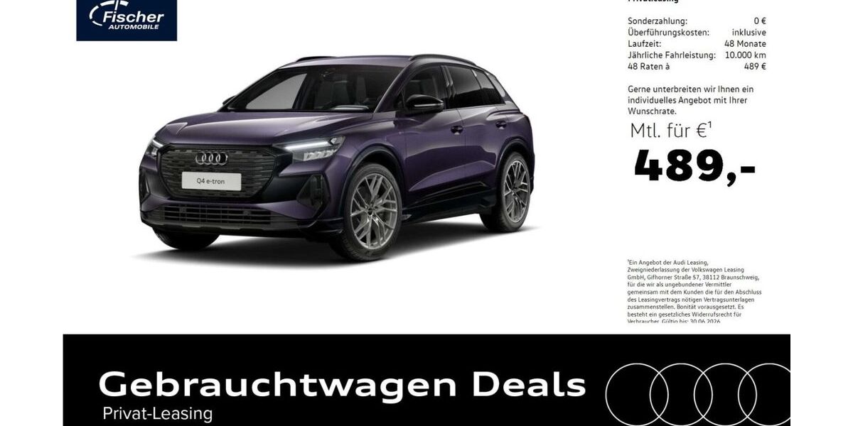 Audi Q4 e-tron 22.538 km 46.980 &euro; Neumarkt 92318