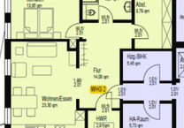 geräumige 2-Zi. Souterrain-Wohnung - ruhig und zentrumsnah