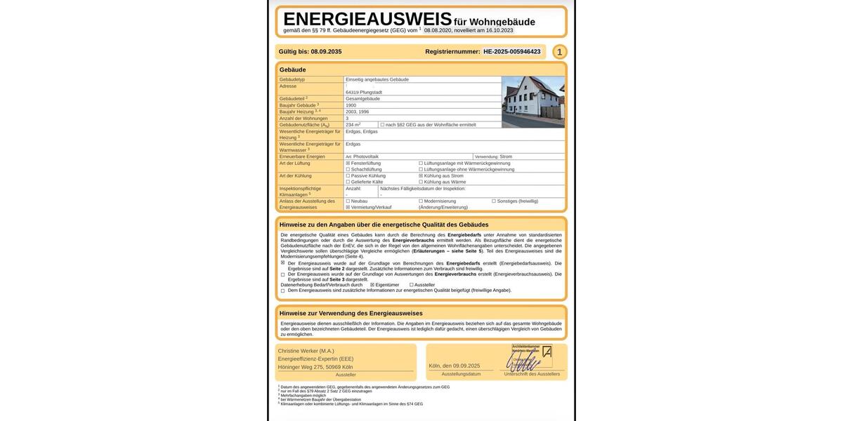 Mehrfamilienhaus, Wohnhaus Pfungstadt - 7 Zimmer, 180 m&sup2;, 425.000&euro; | Angebot:27098035