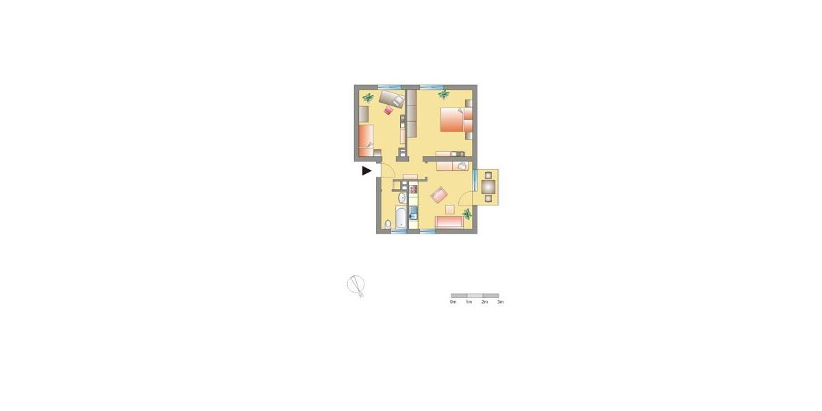 Etagenwohnung Neuwied - 2 Zimmer, 52 m&sup2;, 498&euro; | Angebot:25470875