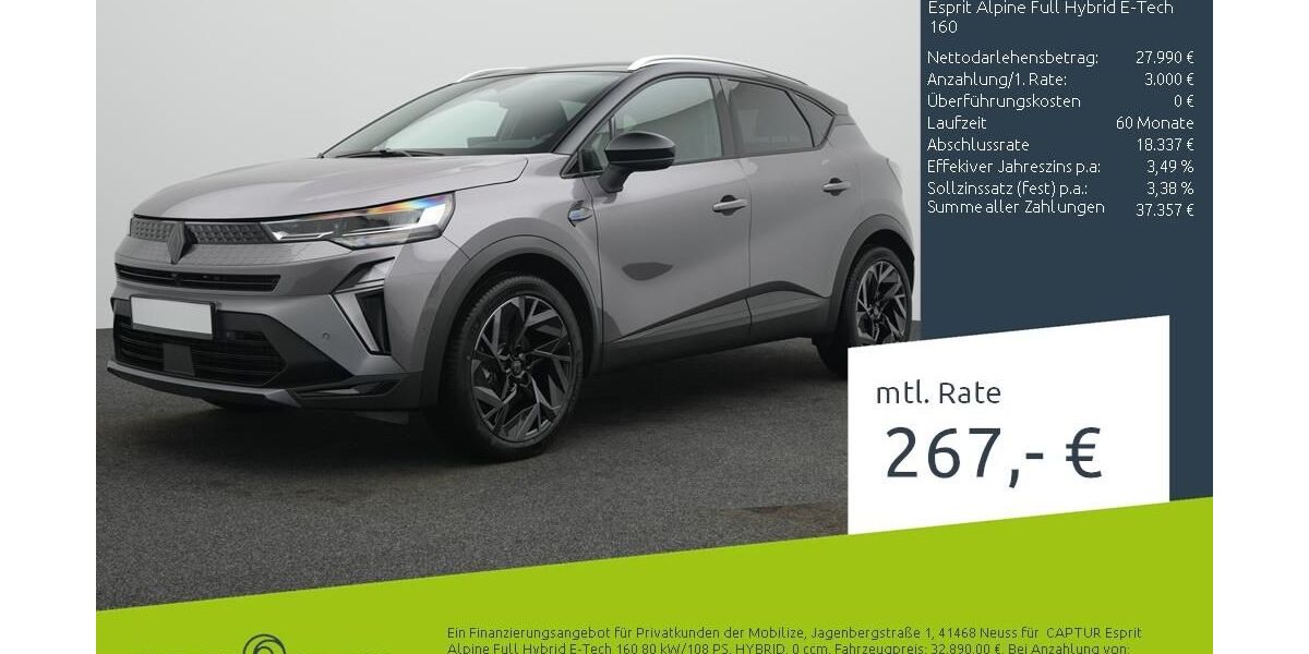 Renault Captur 1.256 km 28.990 &euro; Münster - Amelsbüren 48163
