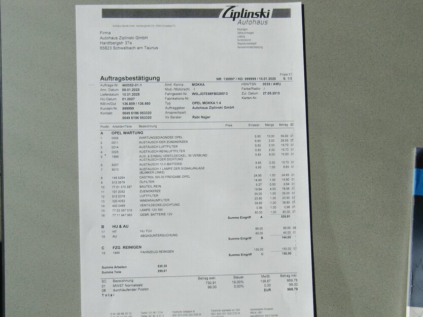 Opel Mokka Innovation ecoFlex 4x4 + Inspektion+ NEU + 140.500 km 8.795 € Schwalbach/Taunus 65824