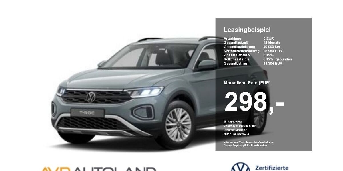 VW T-Roc 17.456 km 25.920 &euro; Burghausen 84489