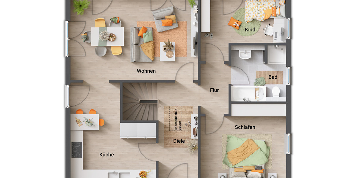 Bungalow Zielitz - 3 Zimmer, 90 m&sup2;, 244.650&euro; | Angebot:25691440