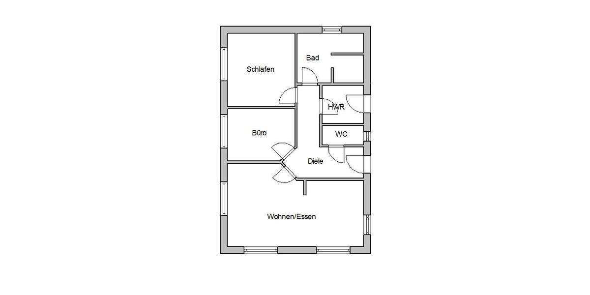 Bungalow Uplengen - 2 Zimmer, 75 m&sup2;, 930&euro; | Angebot:26198097